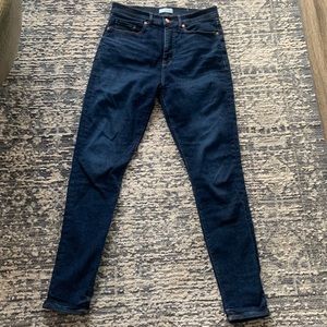Loft - Dark Denim Skinny Jeans - size 28